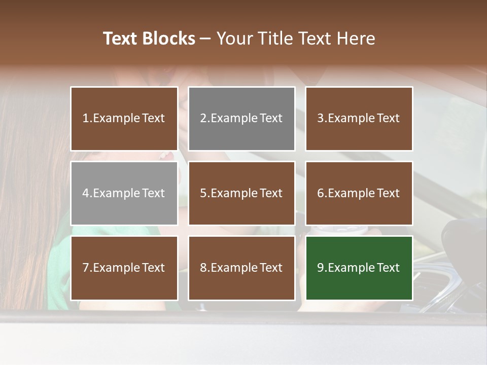 Eyes Distraction Driving PowerPoint Template