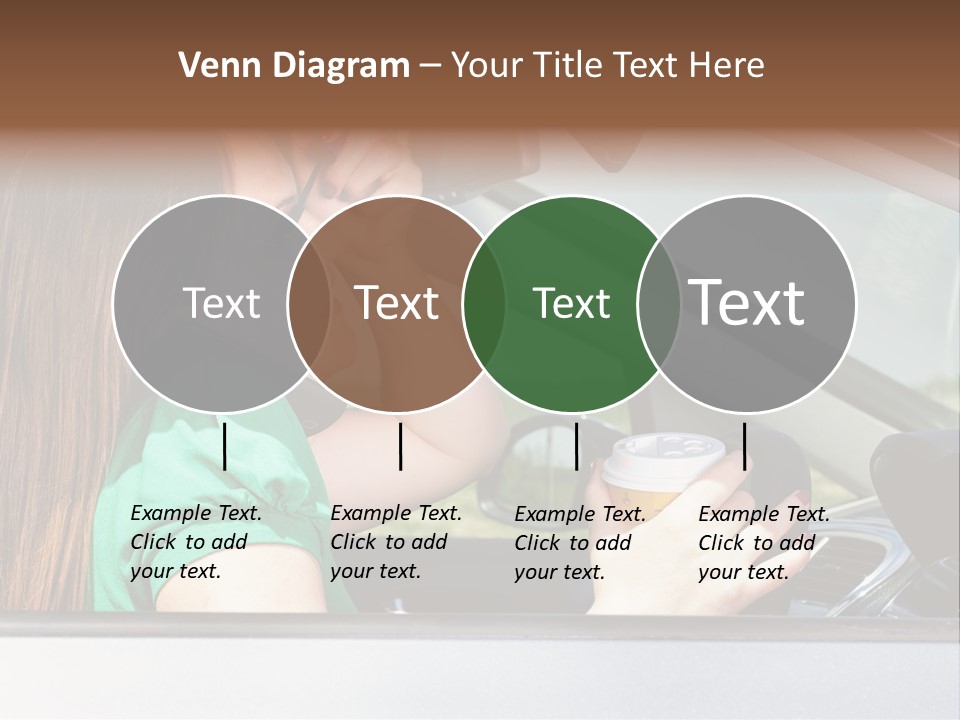 Eyes Distraction Driving PowerPoint Template