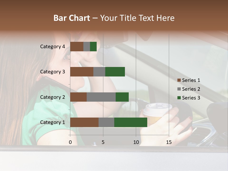 Eyes Distraction Driving PowerPoint Template