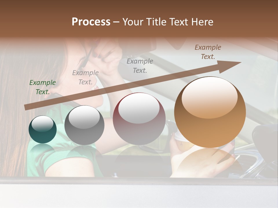 Eyes Distraction Driving PowerPoint Template