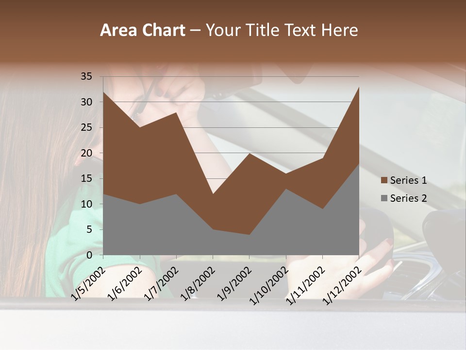 Eyes Distraction Driving PowerPoint Template
