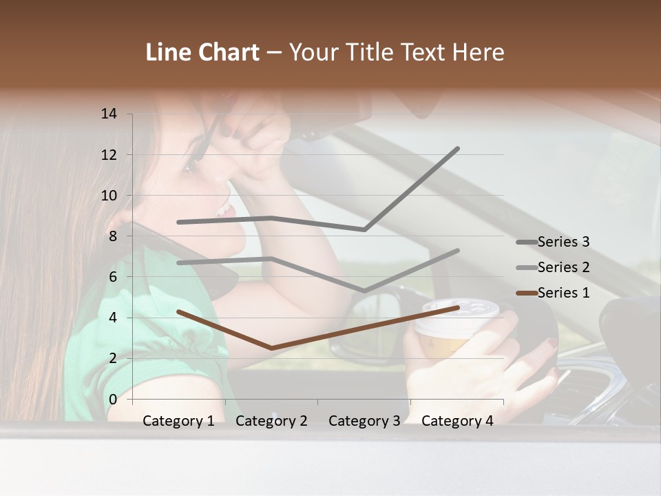 Eyes Distraction Driving PowerPoint Template