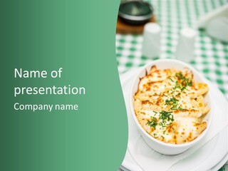 Readytoeat Color Image Penne PowerPoint Template