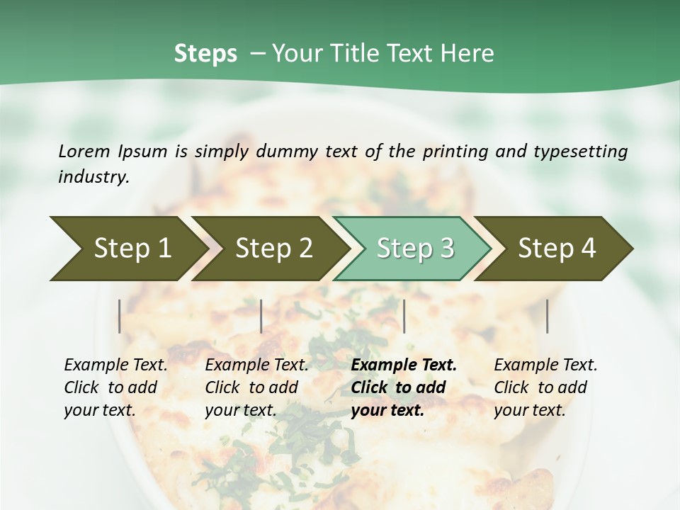 Readytoeat Color Image Penne PowerPoint Template
