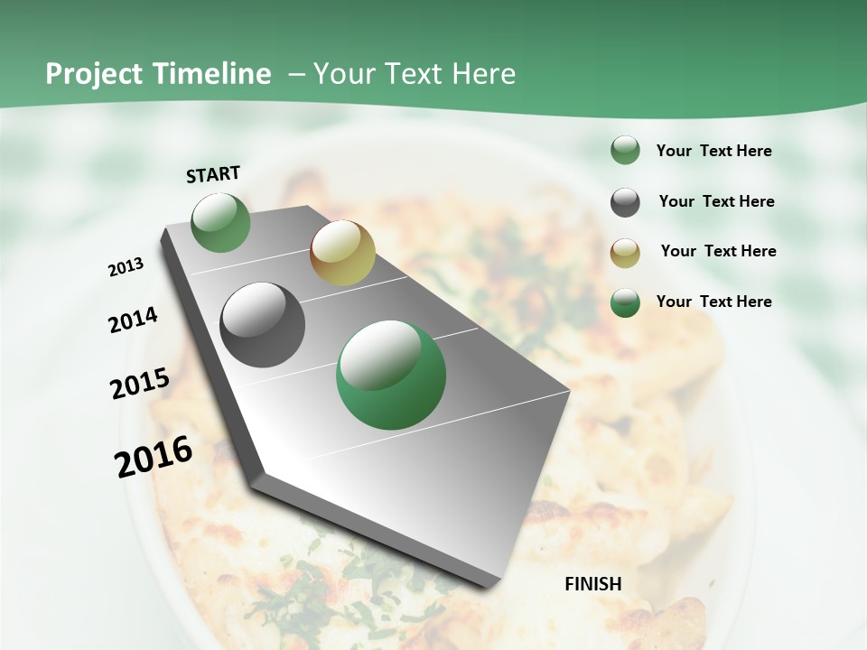 Readytoeat Color Image Penne PowerPoint Template