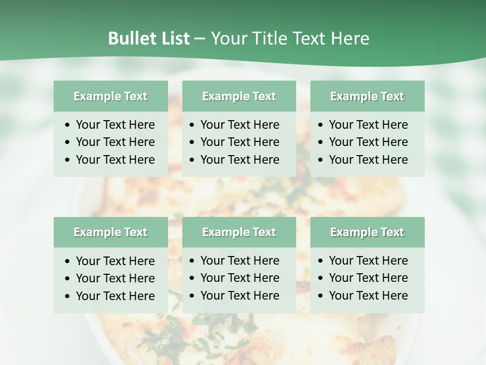 Readytoeat Color Image Penne PowerPoint Template