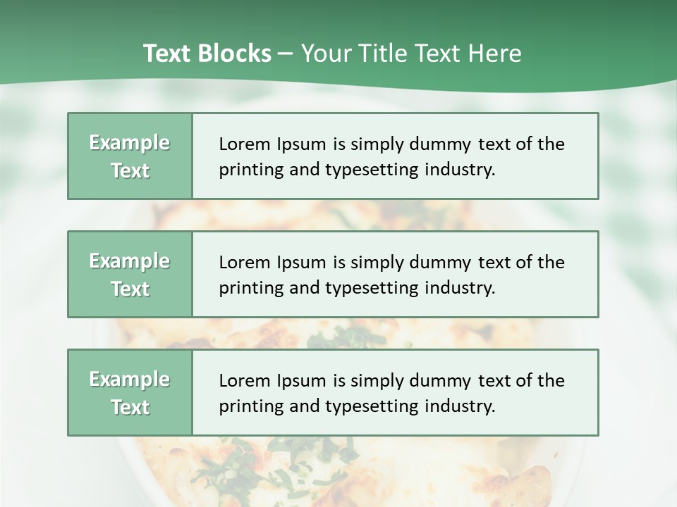Readytoeat Color Image Penne PowerPoint Template