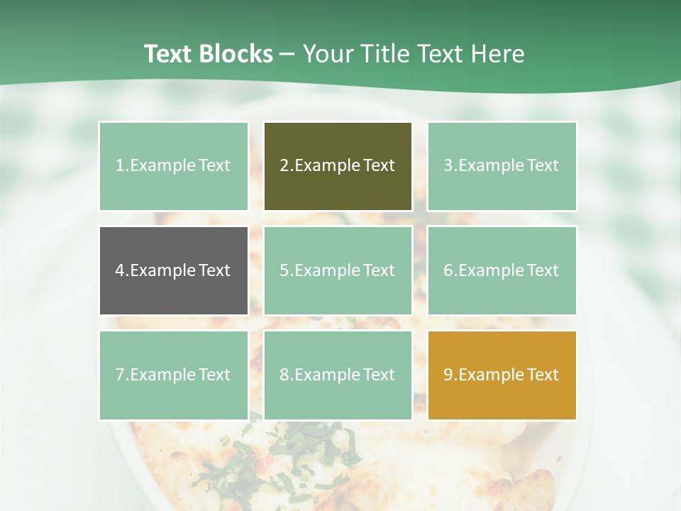 Readytoeat Color Image Penne PowerPoint Template