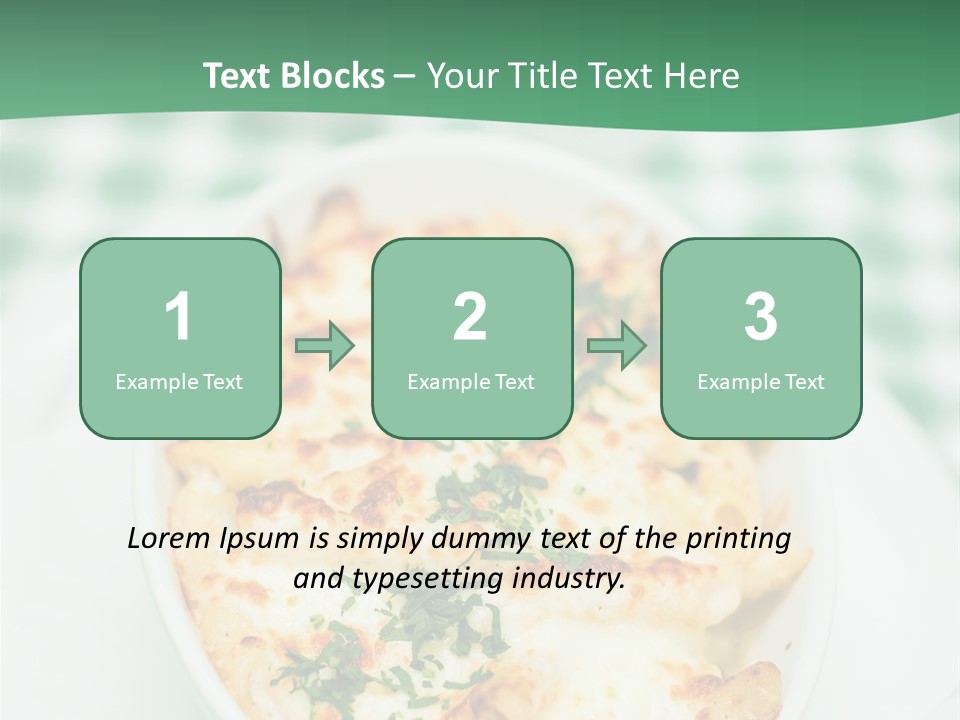 Readytoeat Color Image Penne PowerPoint Template