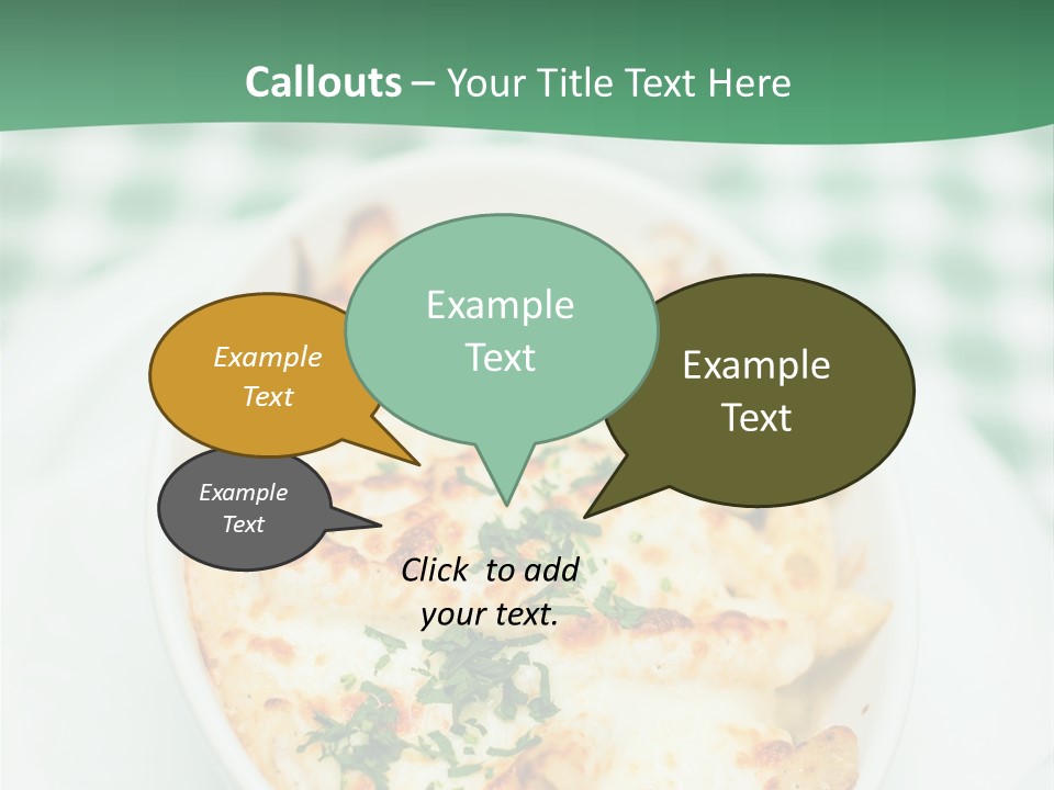 Readytoeat Color Image Penne PowerPoint Template