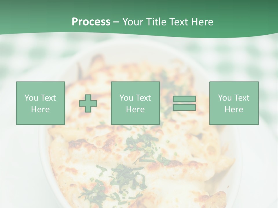 Readytoeat Color Image Penne PowerPoint Template
