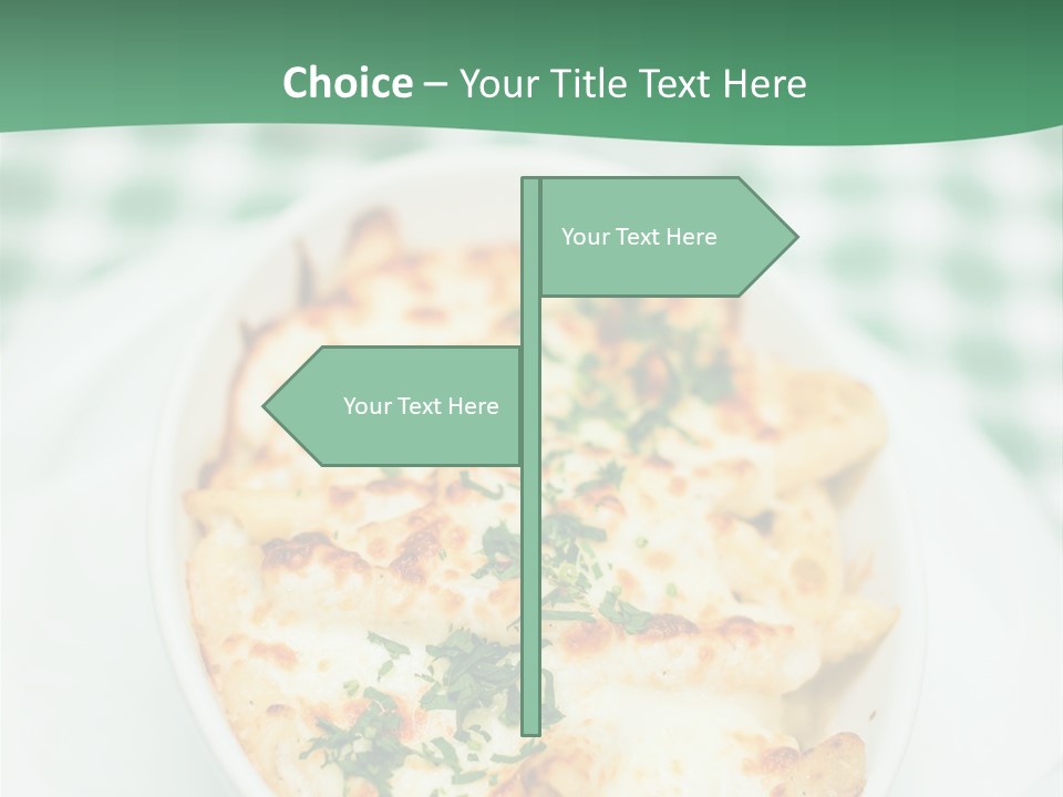 Readytoeat Color Image Penne PowerPoint Template