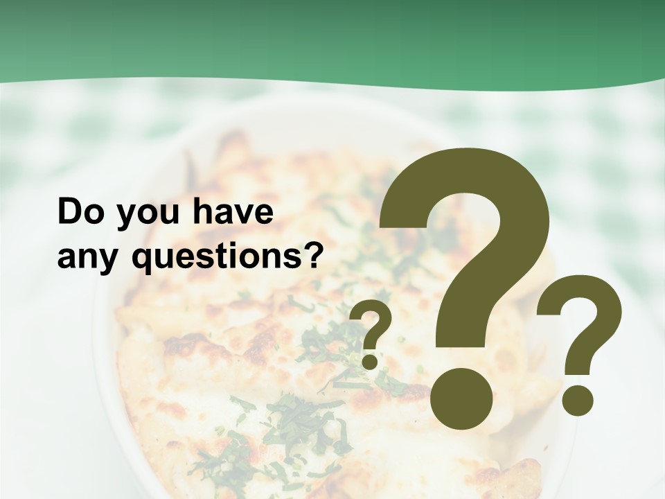 Readytoeat Color Image Penne PowerPoint Template