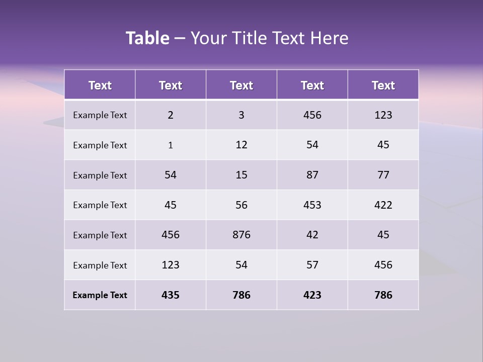 A View Of The Wing Of An Airplane In The Sky PowerPoint Template