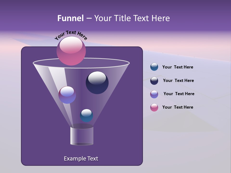 A View Of The Wing Of An Airplane In The Sky PowerPoint Template