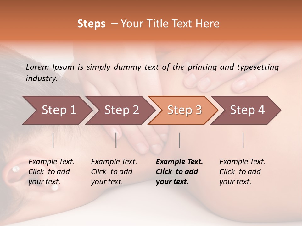 Cream Relaxed Treatment PowerPoint Template