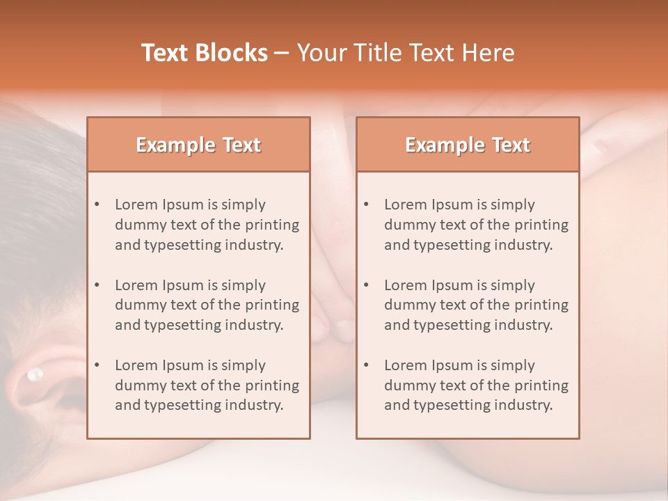 Cream Relaxed Treatment PowerPoint Template