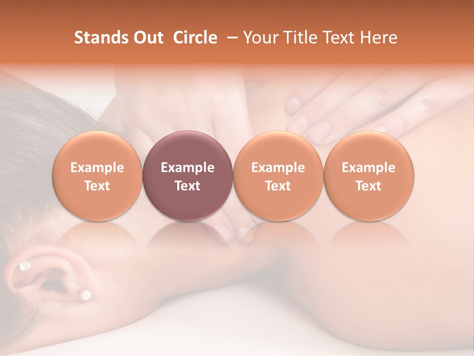 Cream Relaxed Treatment PowerPoint Template