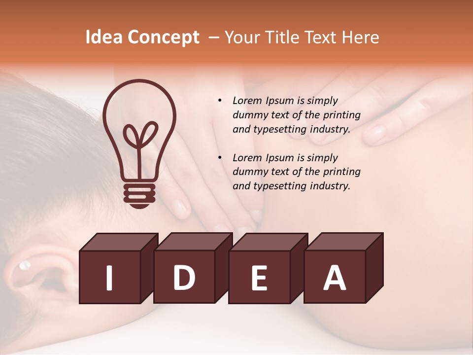 Cream Relaxed Treatment PowerPoint Template