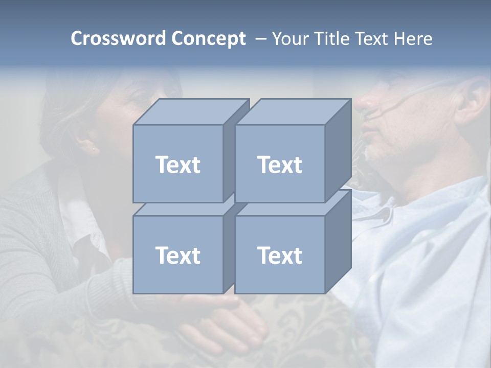 A Man Sitting Next To A Woman On A Couch PowerPoint Template