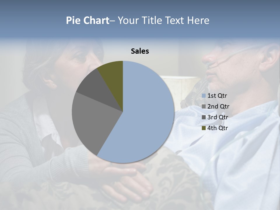 A Man Sitting Next To A Woman On A Couch PowerPoint Template