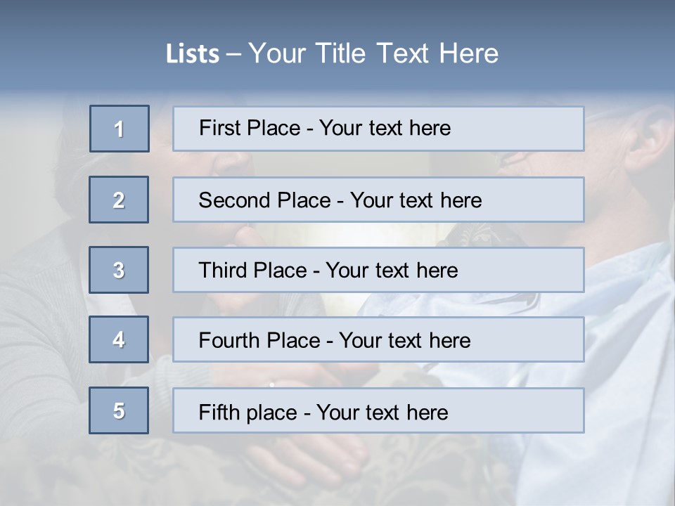 A Man Sitting Next To A Woman On A Couch PowerPoint Template