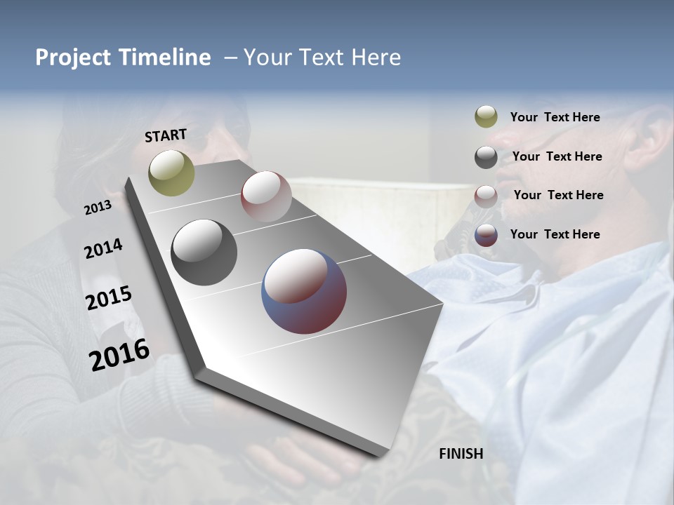 A Man Sitting Next To A Woman On A Couch PowerPoint Template