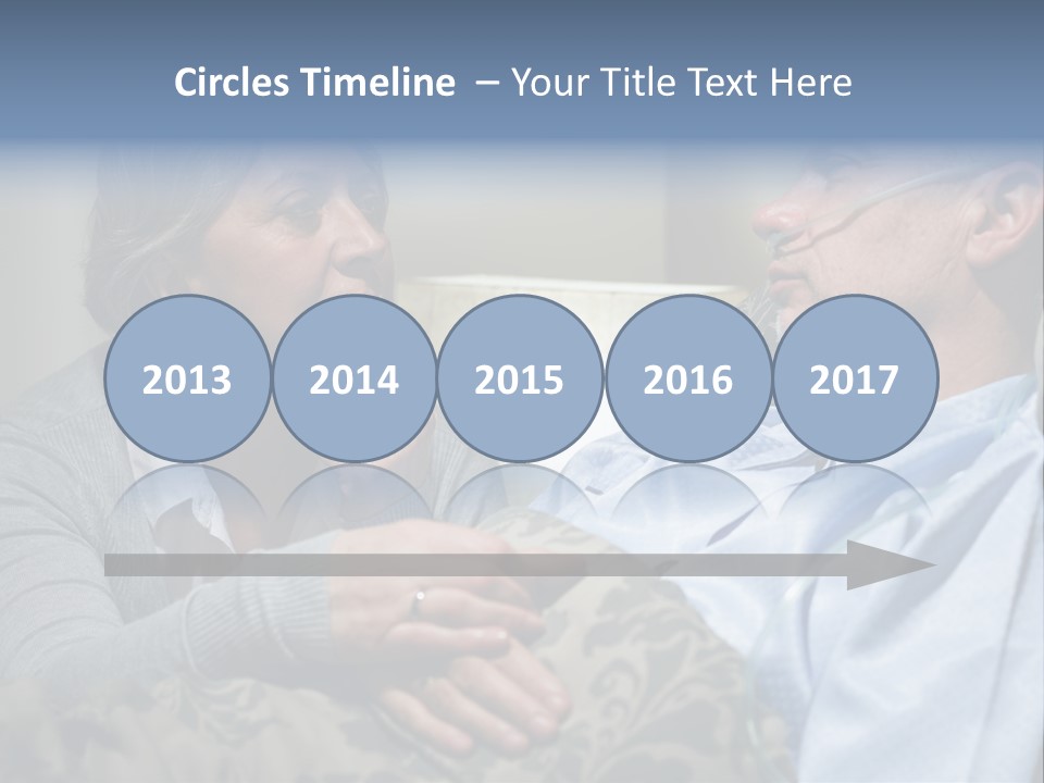 A Man Sitting Next To A Woman On A Couch PowerPoint Template