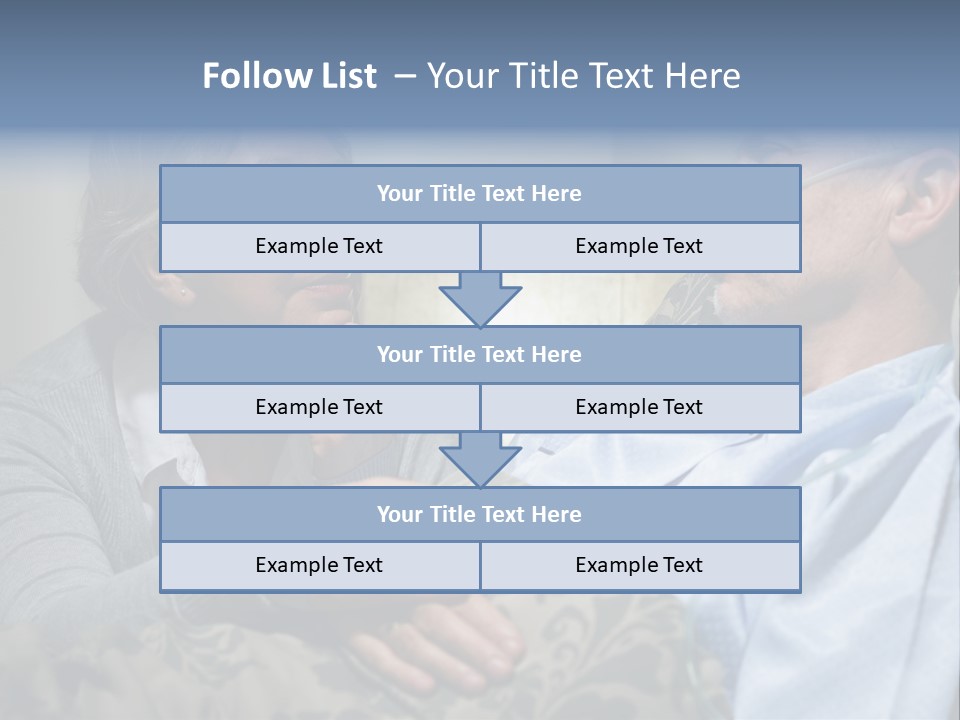 A Man Sitting Next To A Woman On A Couch PowerPoint Template