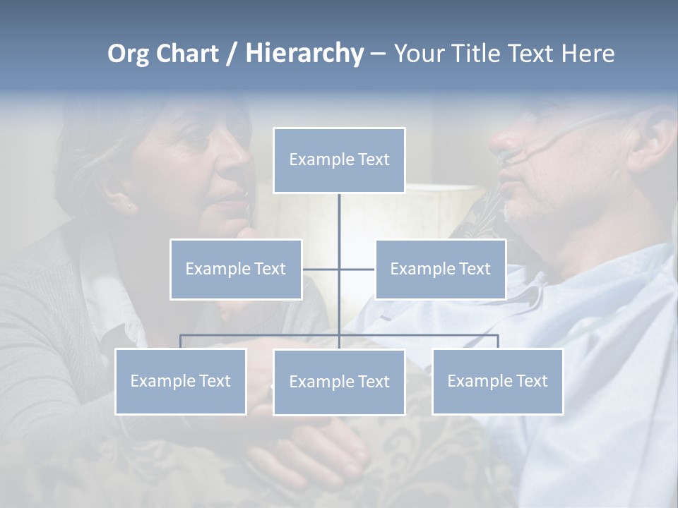 A Man Sitting Next To A Woman On A Couch PowerPoint Template