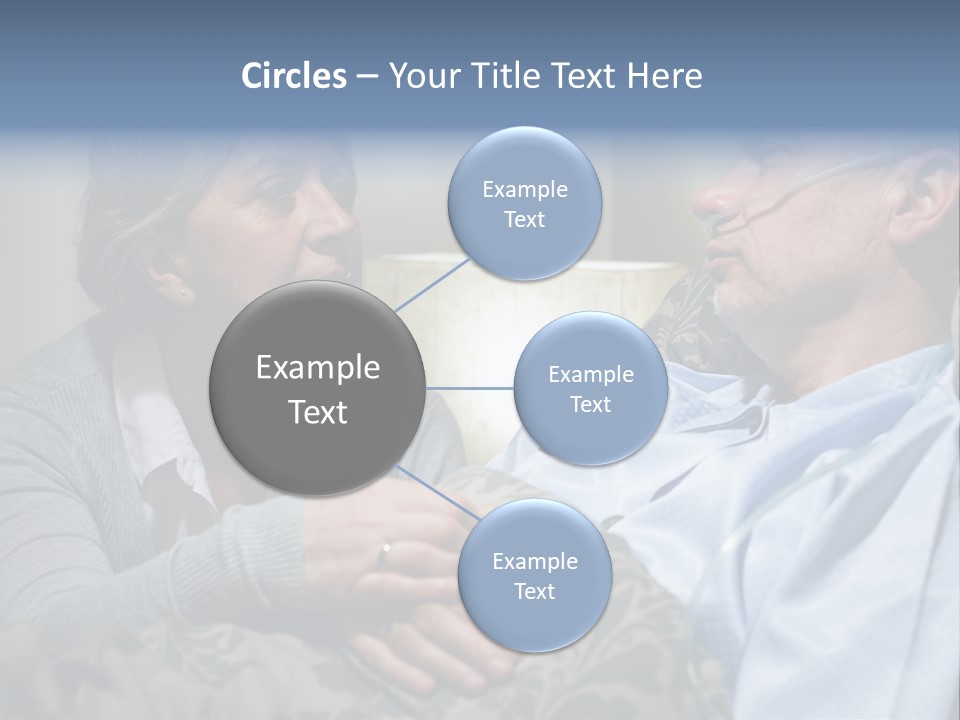 A Man Sitting Next To A Woman On A Couch PowerPoint Template