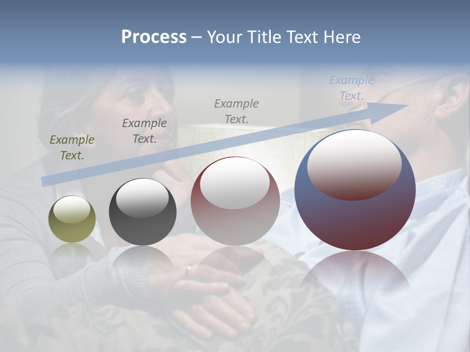 A Man Sitting Next To A Woman On A Couch PowerPoint Template