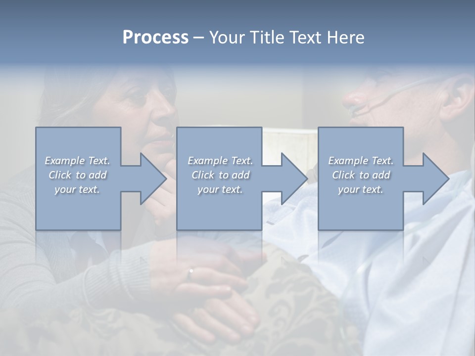 A Man Sitting Next To A Woman On A Couch PowerPoint Template
