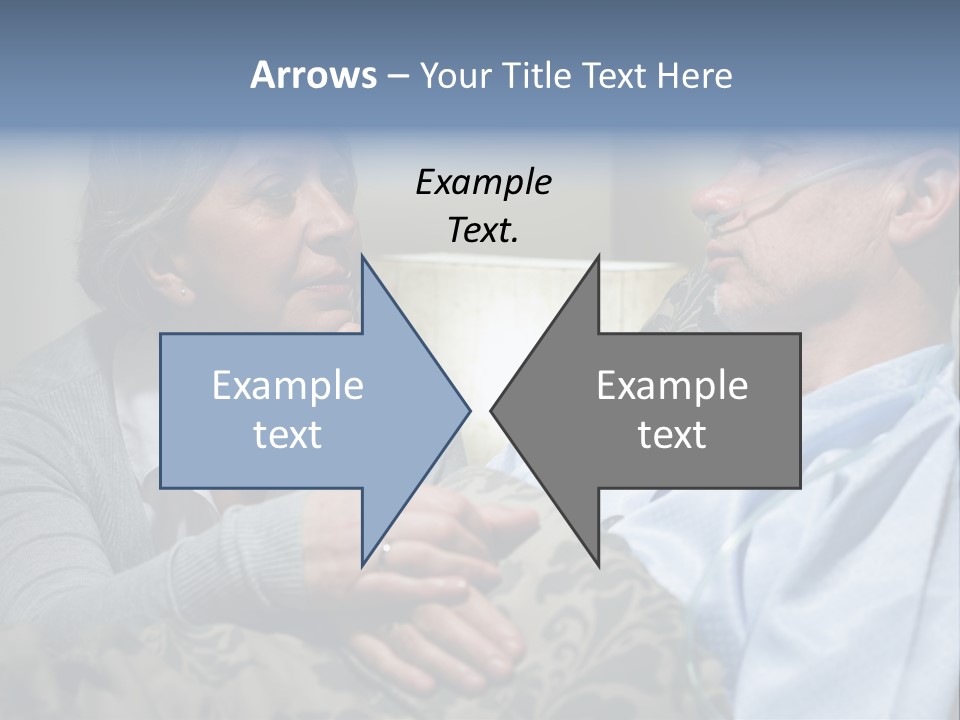 A Man Sitting Next To A Woman On A Couch PowerPoint Template