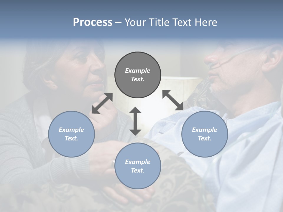 A Man Sitting Next To A Woman On A Couch PowerPoint Template