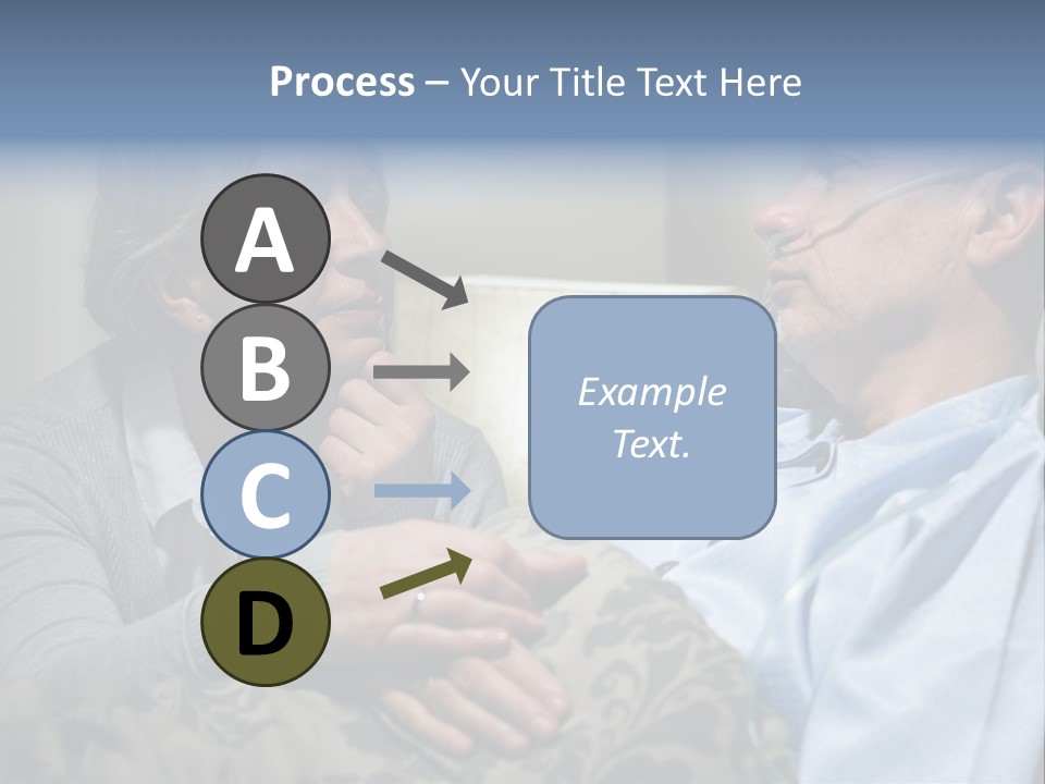 A Man Sitting Next To A Woman On A Couch PowerPoint Template