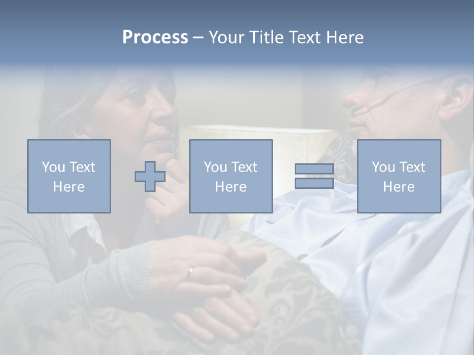 A Man Sitting Next To A Woman On A Couch PowerPoint Template