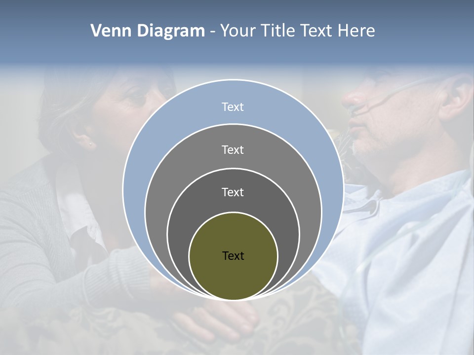 A Man Sitting Next To A Woman On A Couch PowerPoint Template