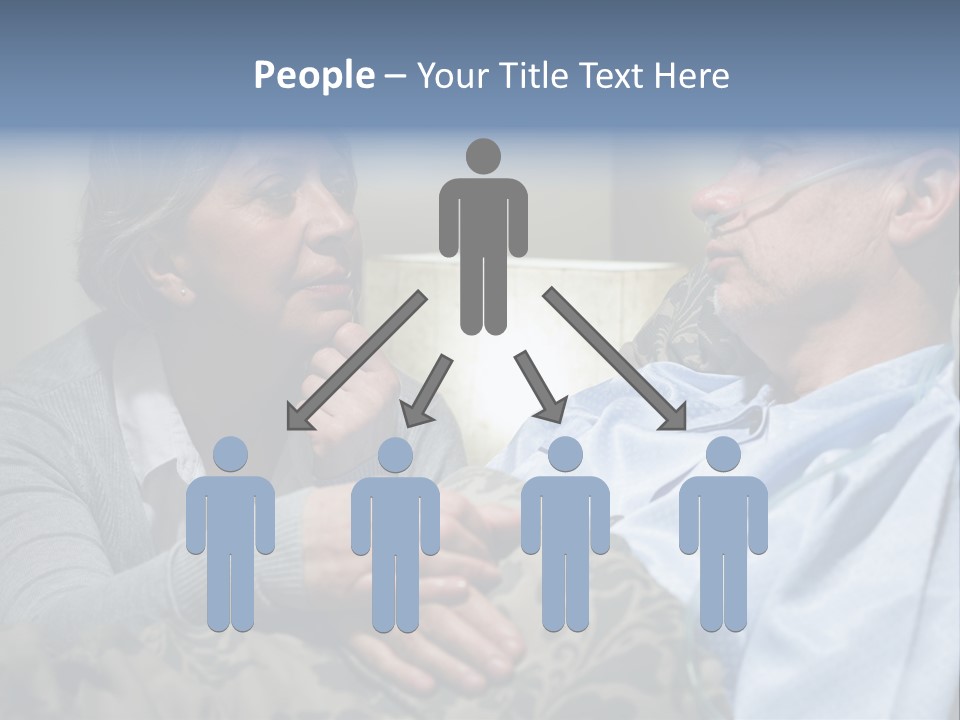 A Man Sitting Next To A Woman On A Couch PowerPoint Template