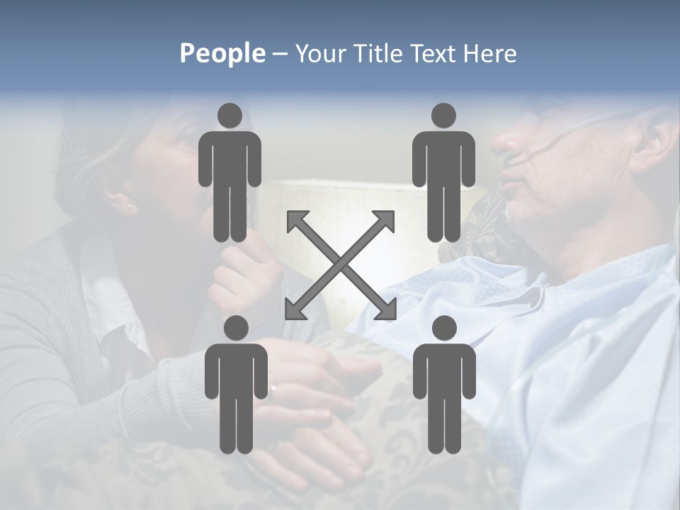 A Man Sitting Next To A Woman On A Couch PowerPoint Template