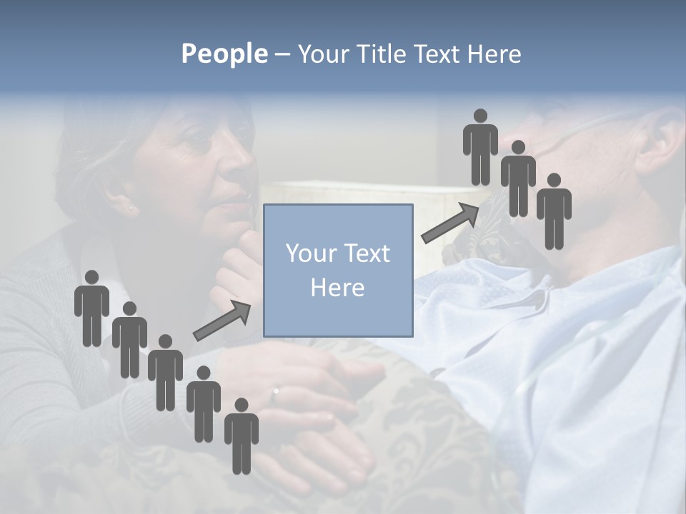 A Man Sitting Next To A Woman On A Couch PowerPoint Template