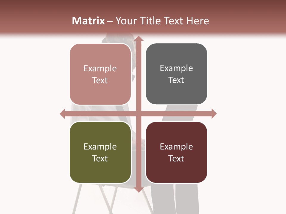 A Man Sitting On A Chair Using A Laptop Computer PowerPoint Template