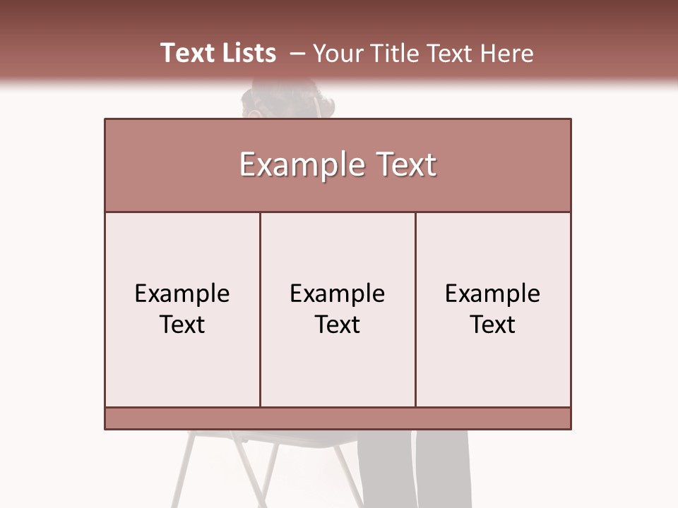 A Man Sitting On A Chair Using A Laptop Computer PowerPoint Template