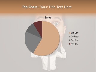 White Business Shocked PowerPoint Template