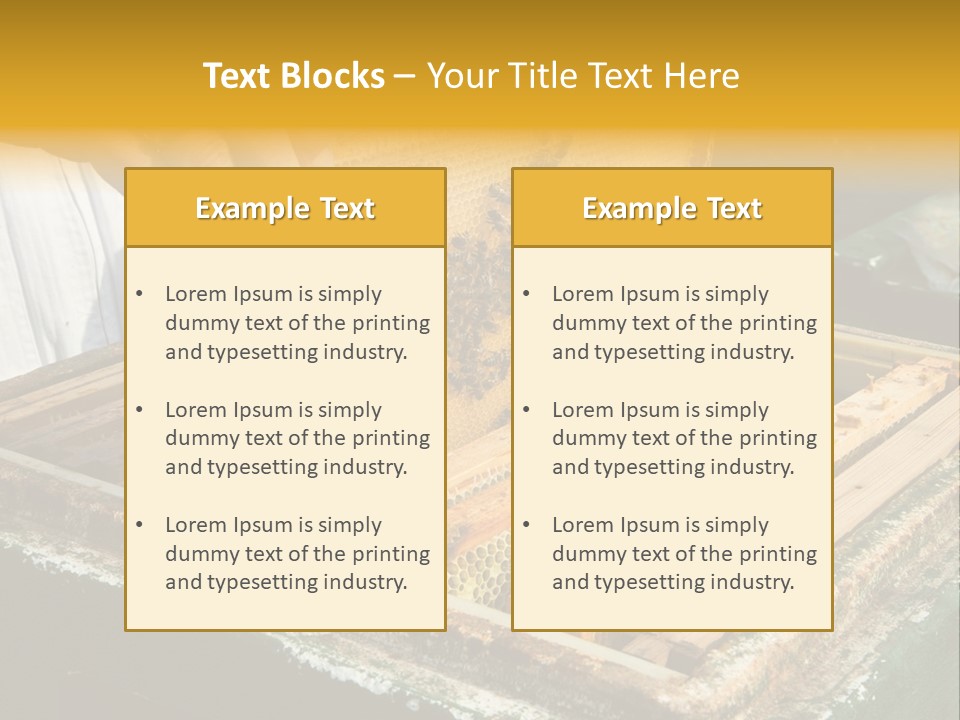 Pollination Beekeeping Apiary PowerPoint Template