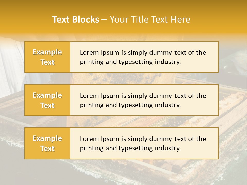 Pollination Beekeeping Apiary PowerPoint Template