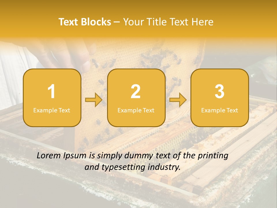 Pollination Beekeeping Apiary PowerPoint Template