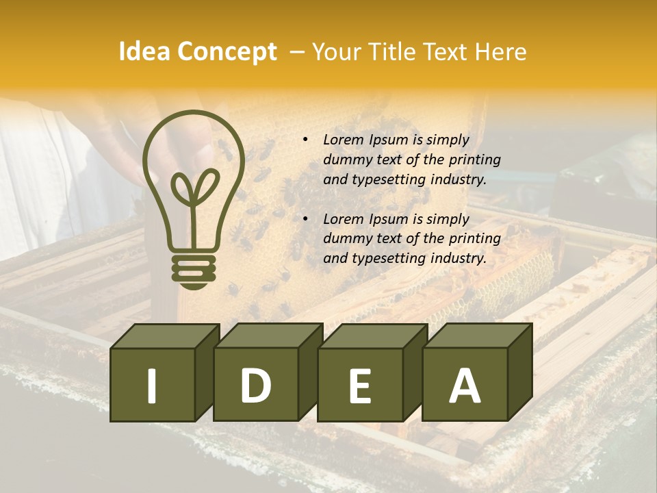 Pollination Beekeeping Apiary PowerPoint Template