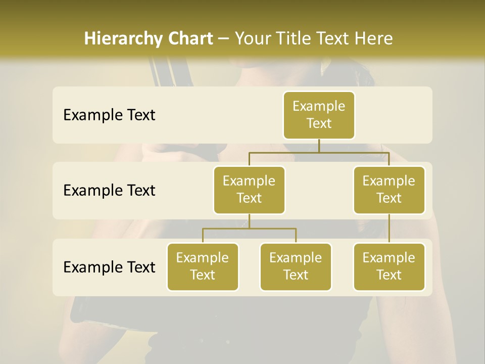 Toughness Sensuality Assault Rifle PowerPoint Template