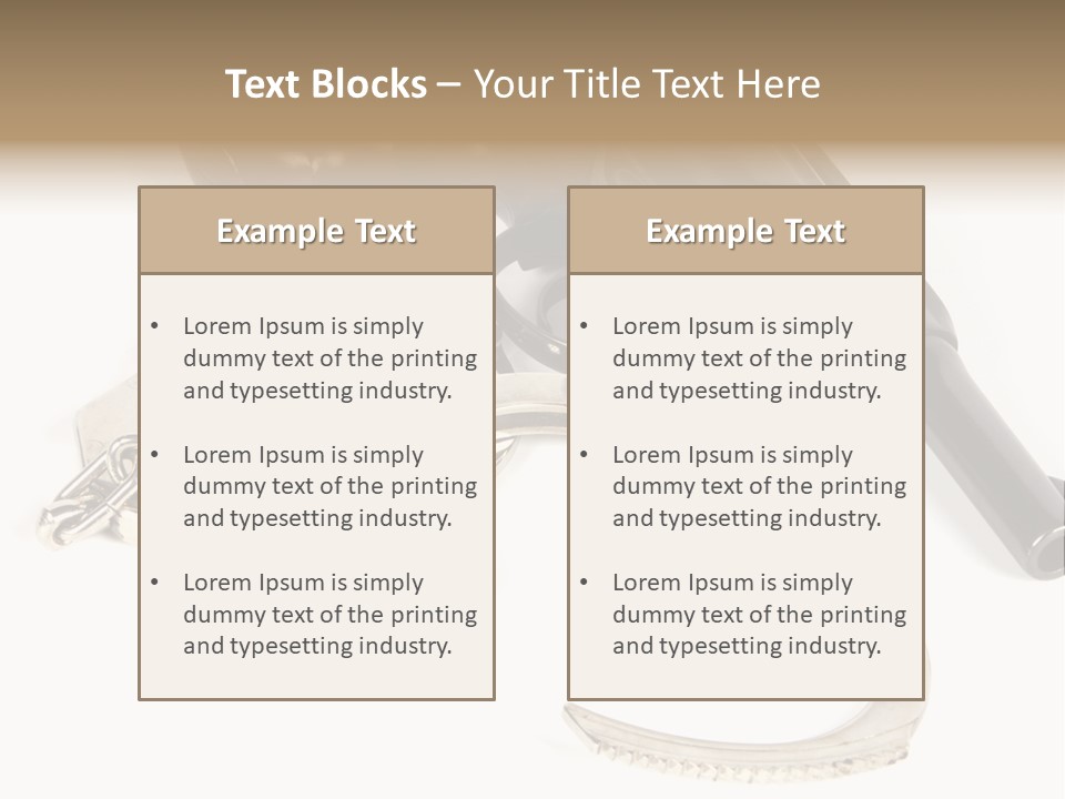 Two Revolvers And A Gun On A White Background PowerPoint Template